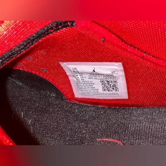 Men’s/Teen Jordan MVP, size 8.5, Black/Dark Concord Raptor - Picture 8 of 12